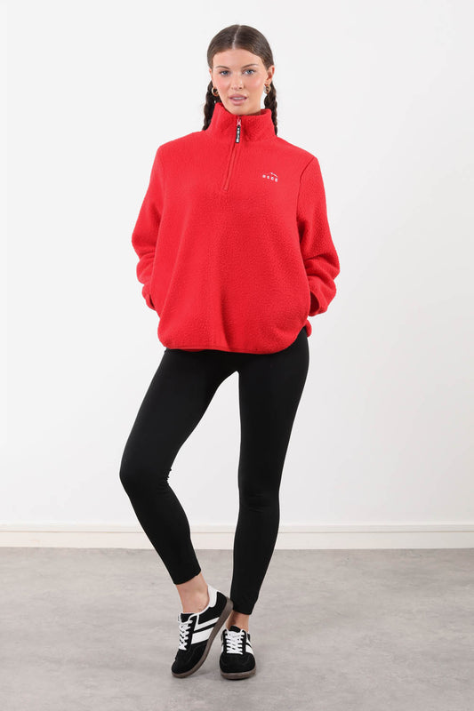 The Chroma Fleece In Red