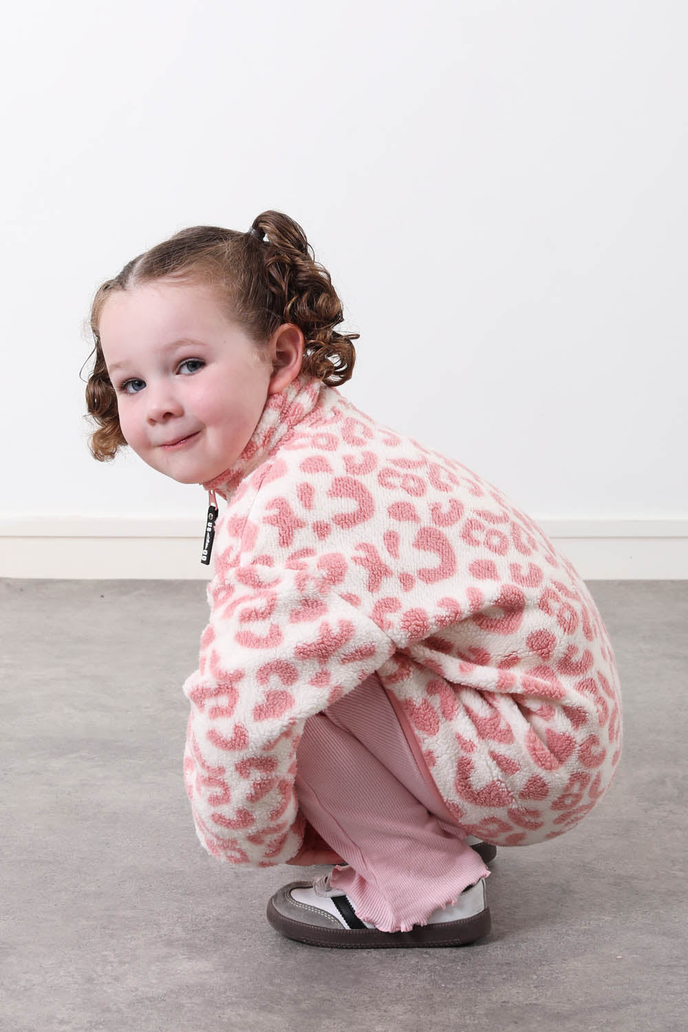The Snuggle Kid's Fleece in Pink Leopard