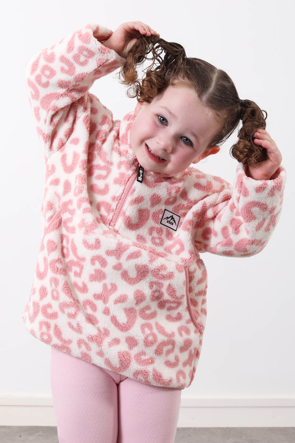 The Snuggle Kid's Fleece in Pink Leopard
