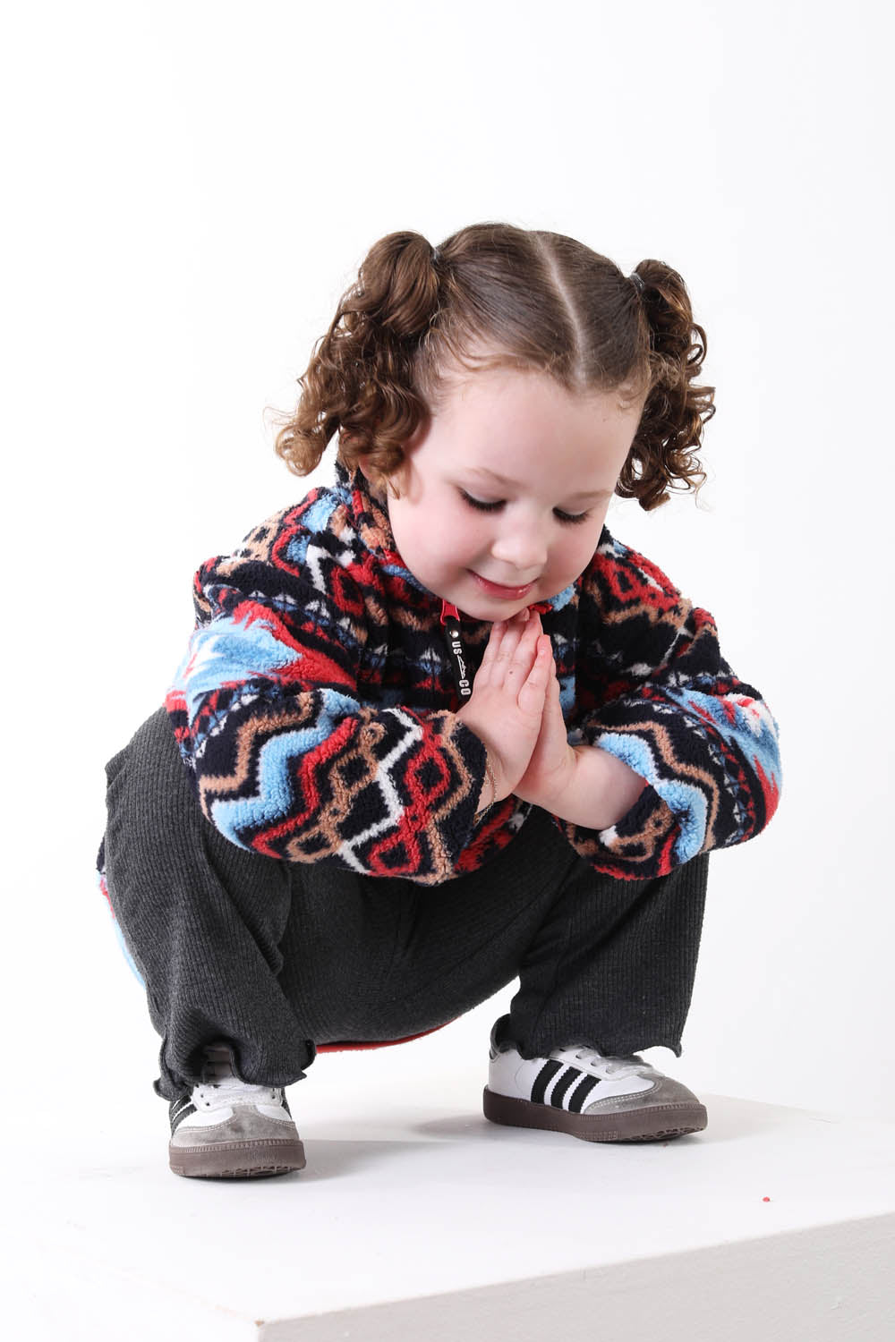 The Snuggle Kid's Fleece in Blue Aztec