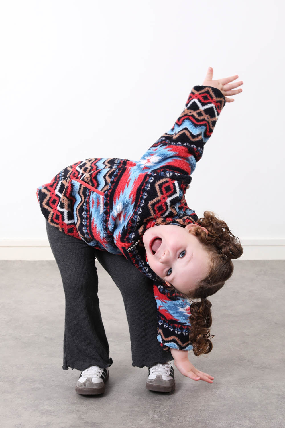 The Snuggle Kid's Fleece in Blue Aztec