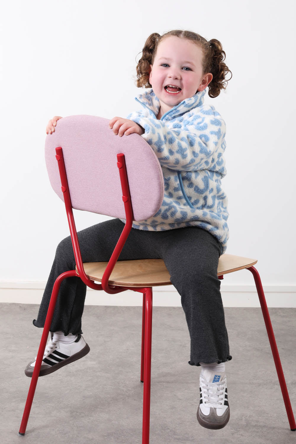 The Snuggle Kid's Fleece in Blue Leopard
