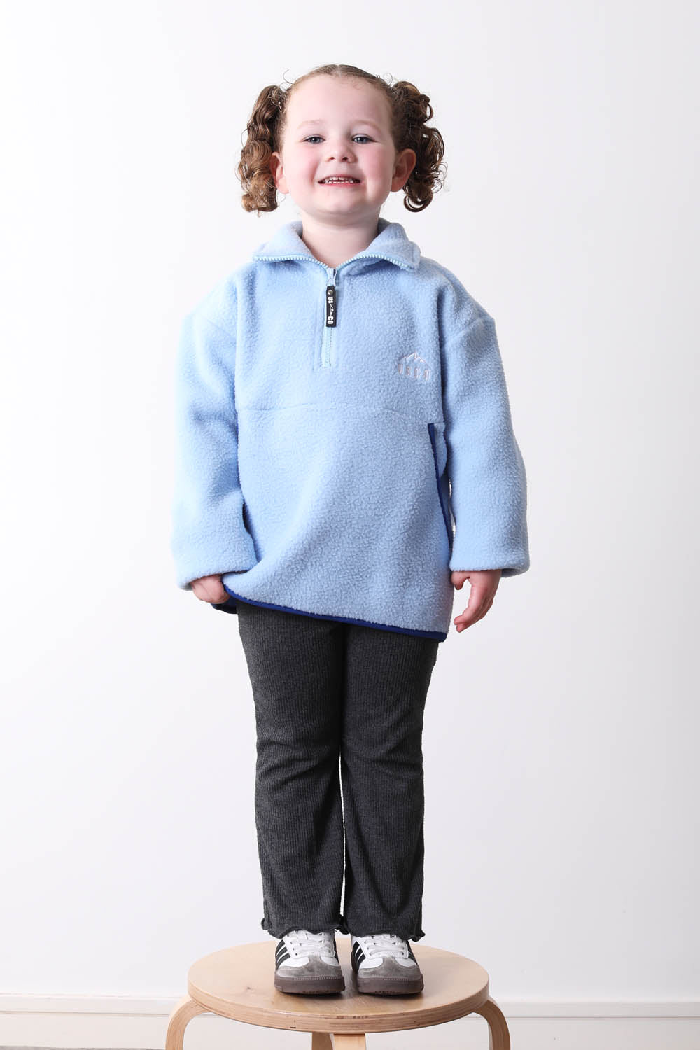 The Farrah Kid's Fleece in Blue