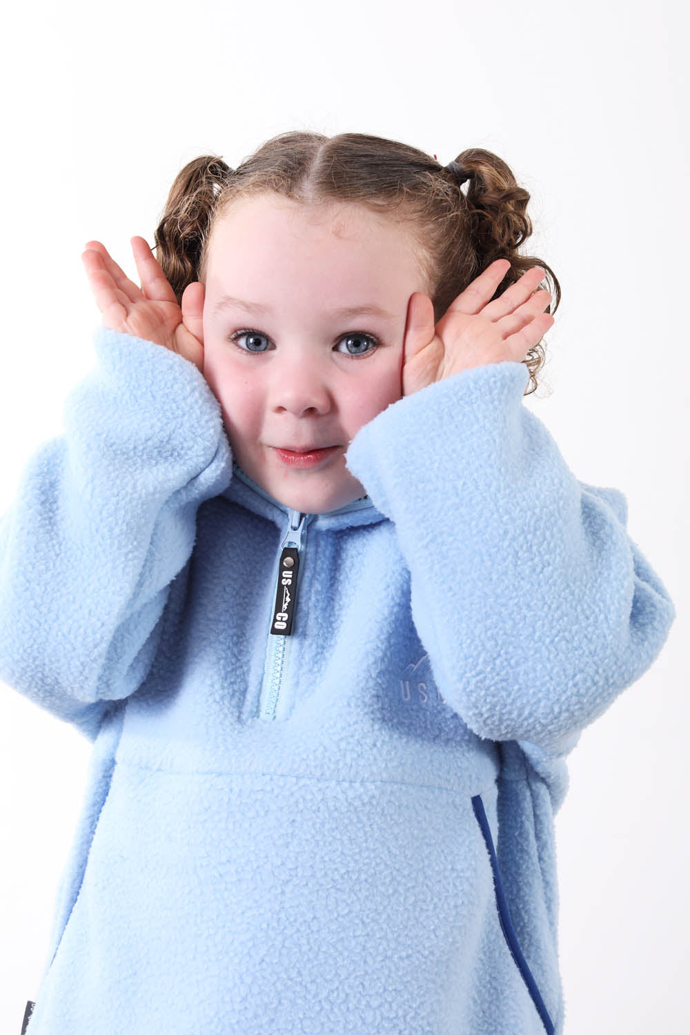 The Farrah Kid's Fleece in Blue