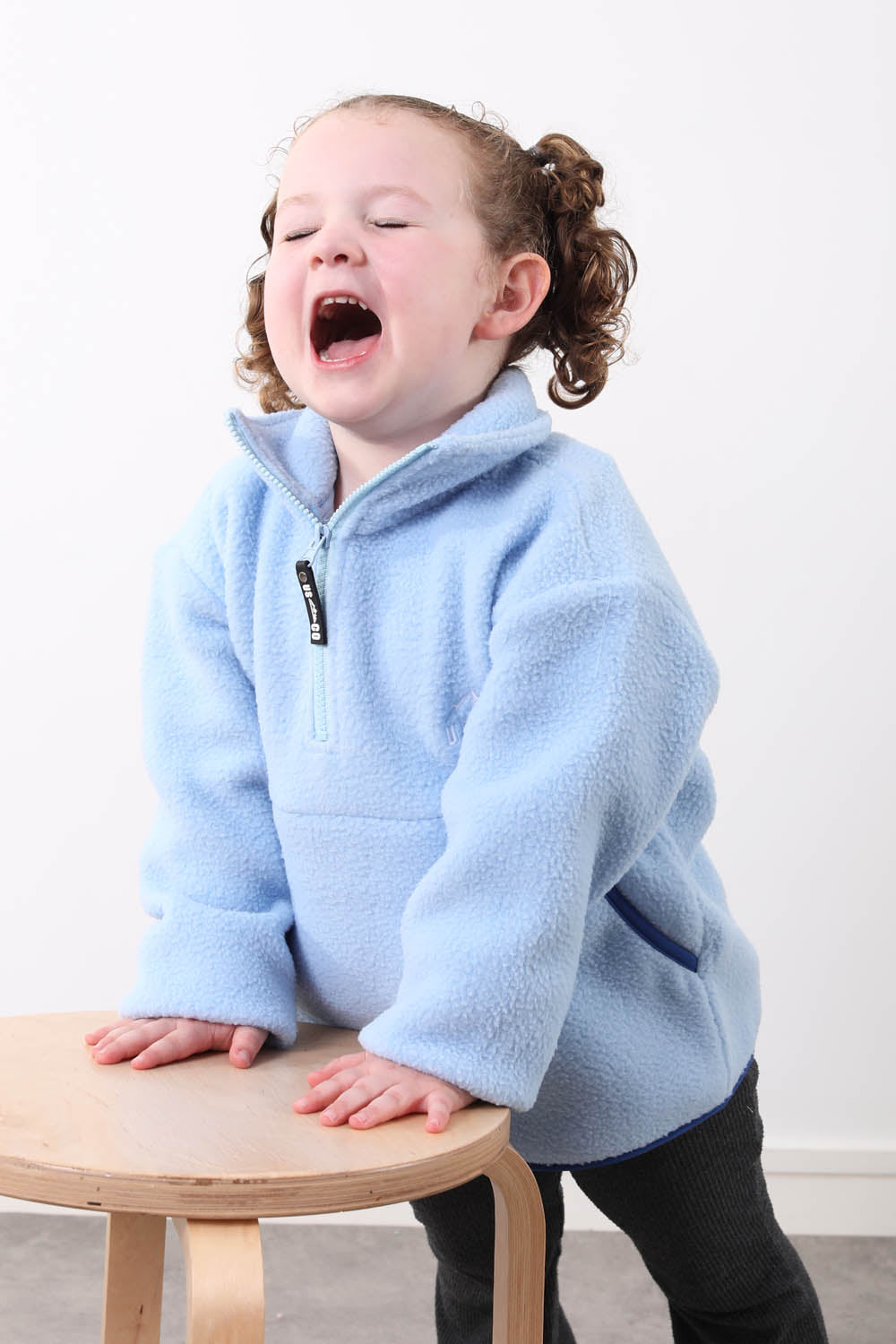 The Farrah Kid's Fleece in Blue