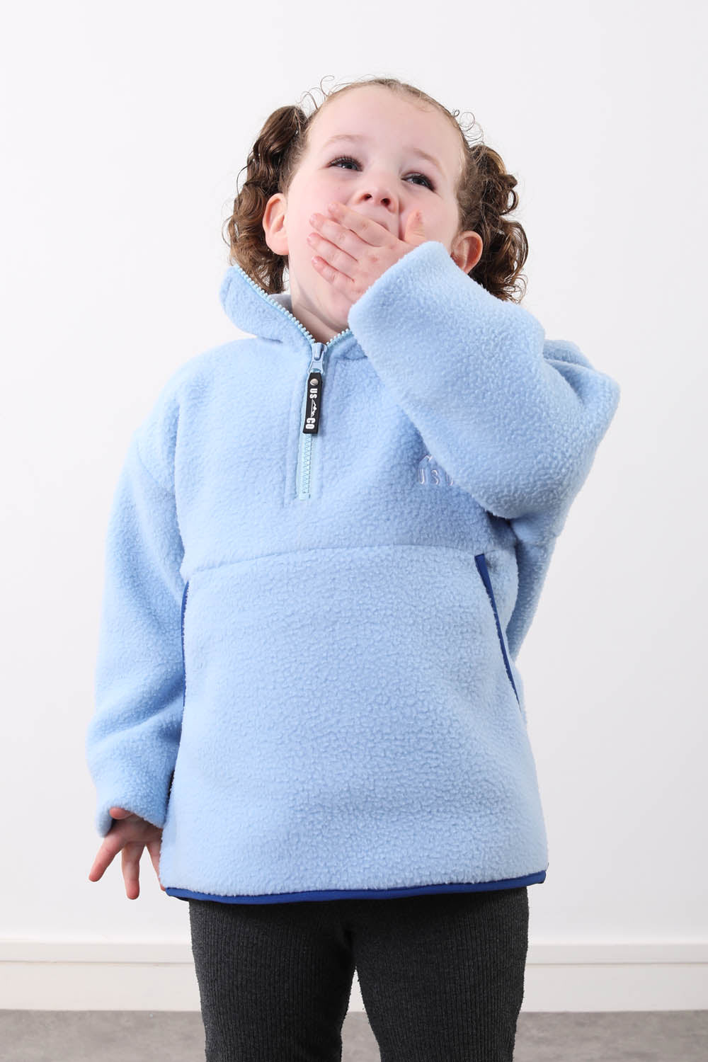 The Farrah Kid's Fleece in Blue