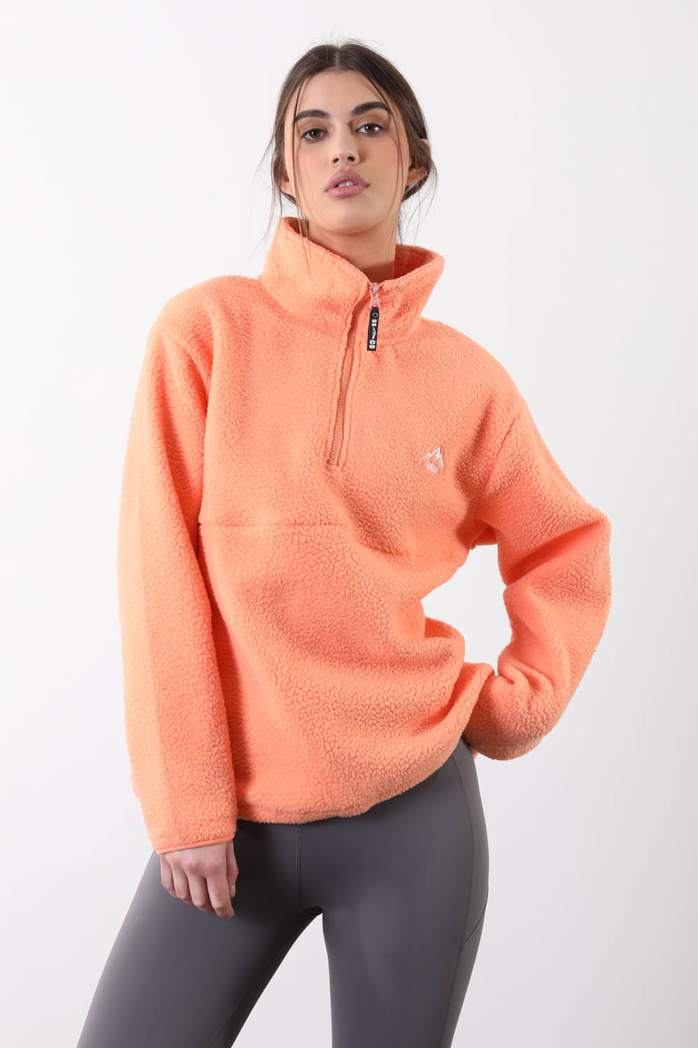 The Peak Fleece In Orange