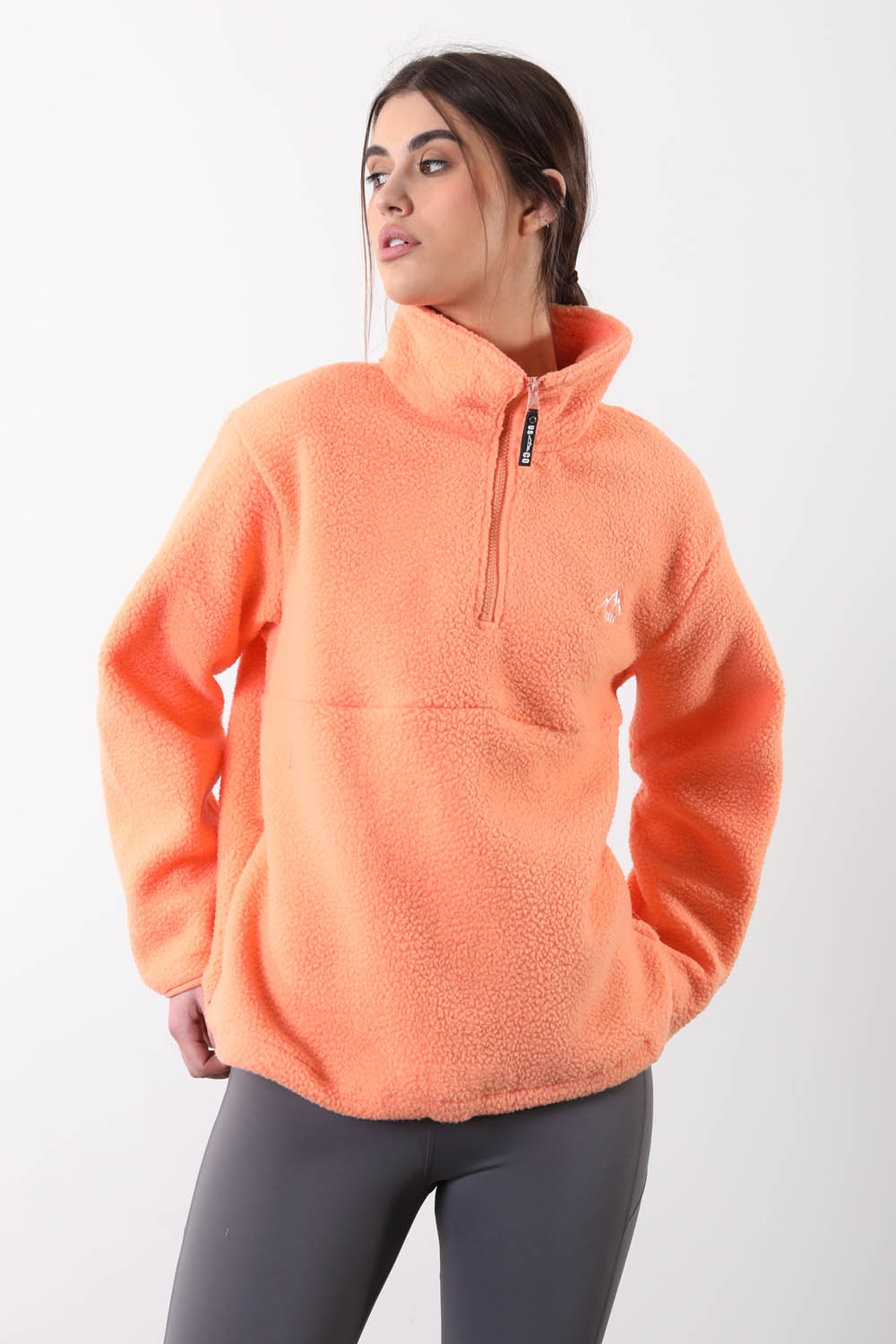 The Peak Fleece In Orange