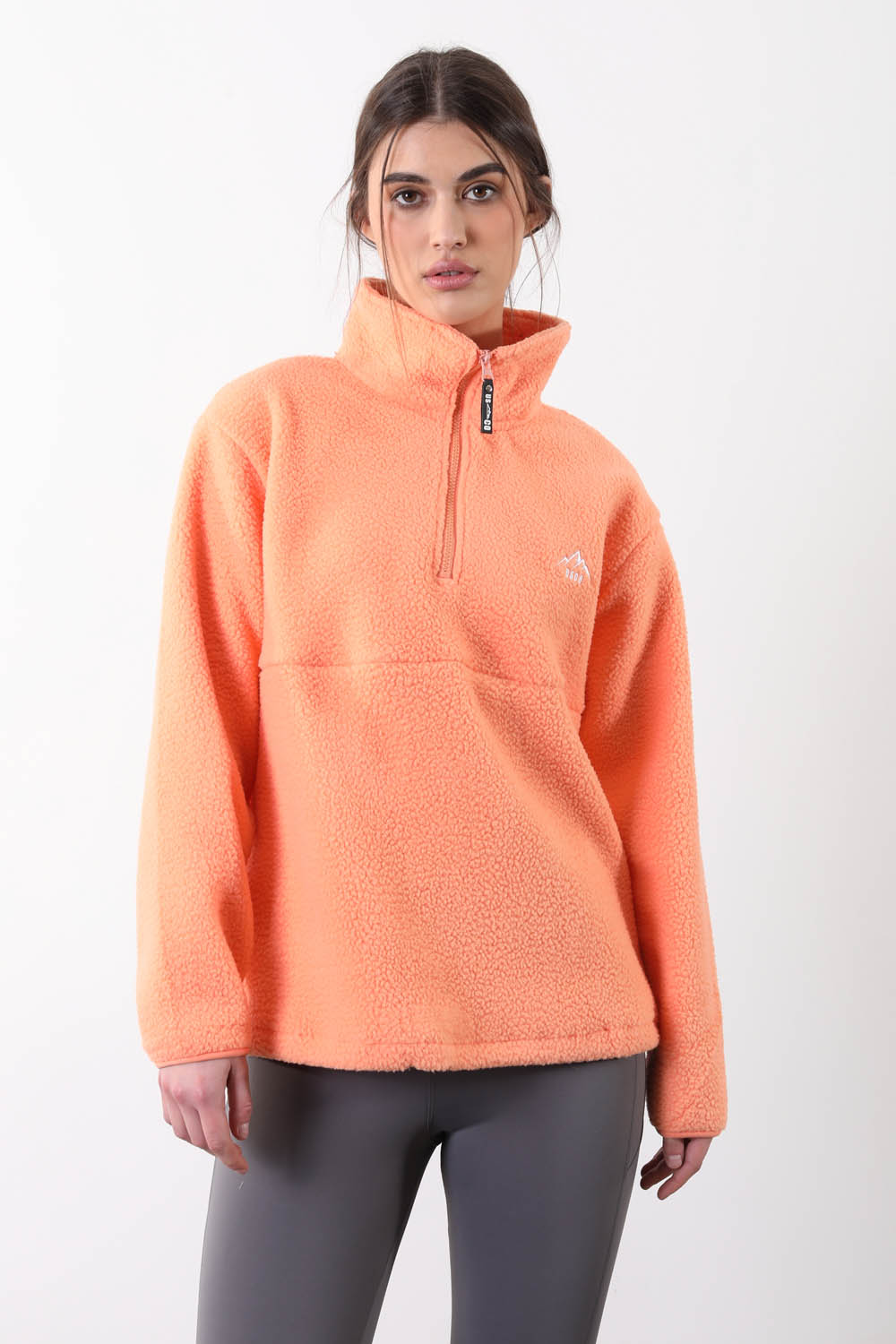 The Peak Fleece In Orange