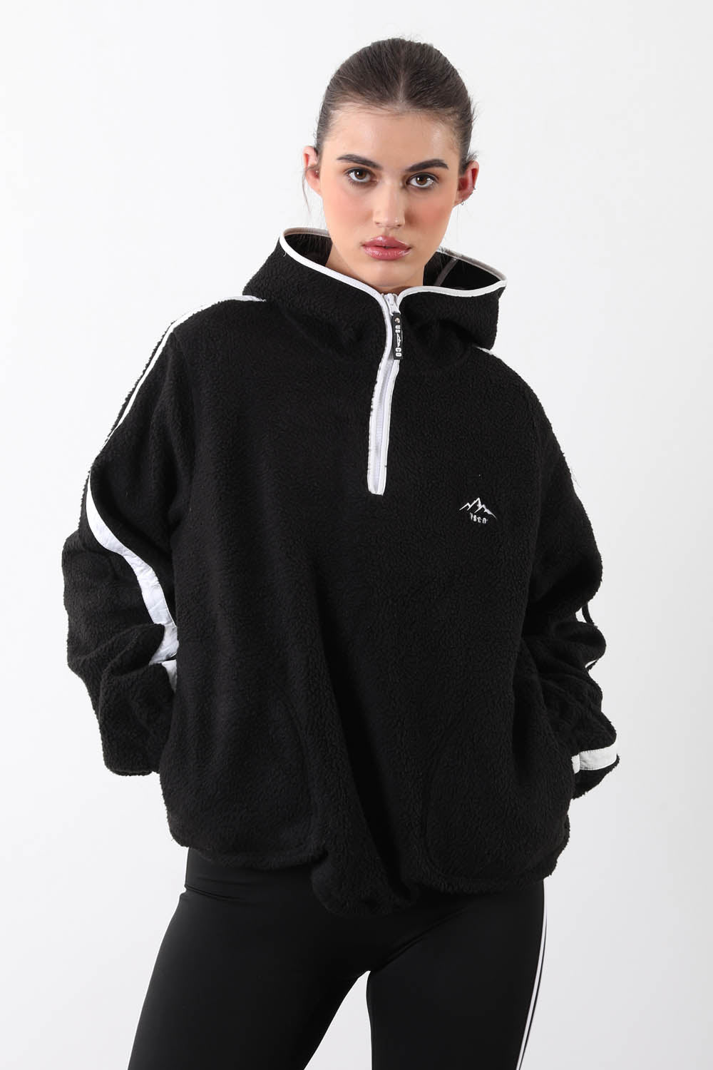 The Echo Fleece in Black