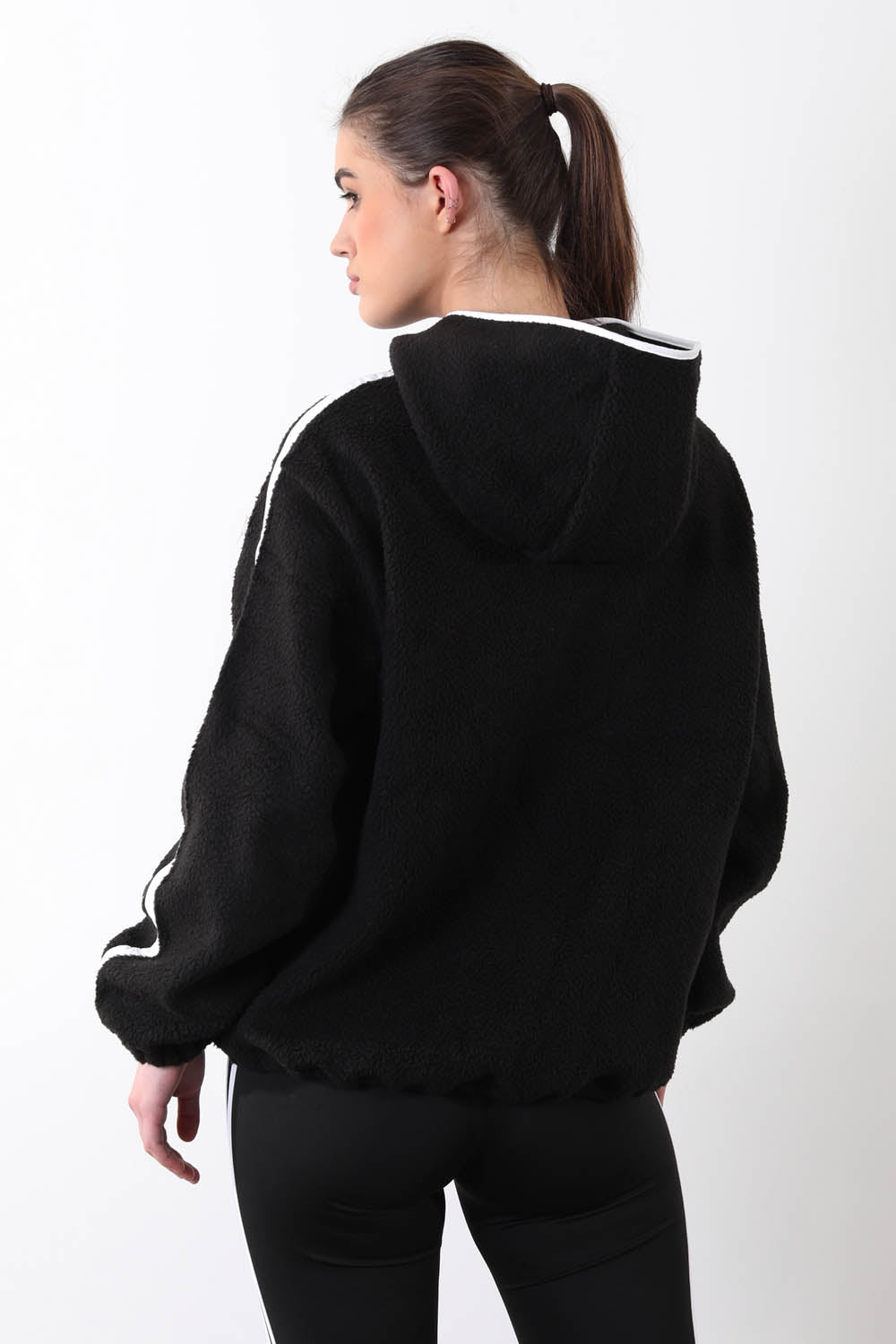 The Echo Fleece in Black