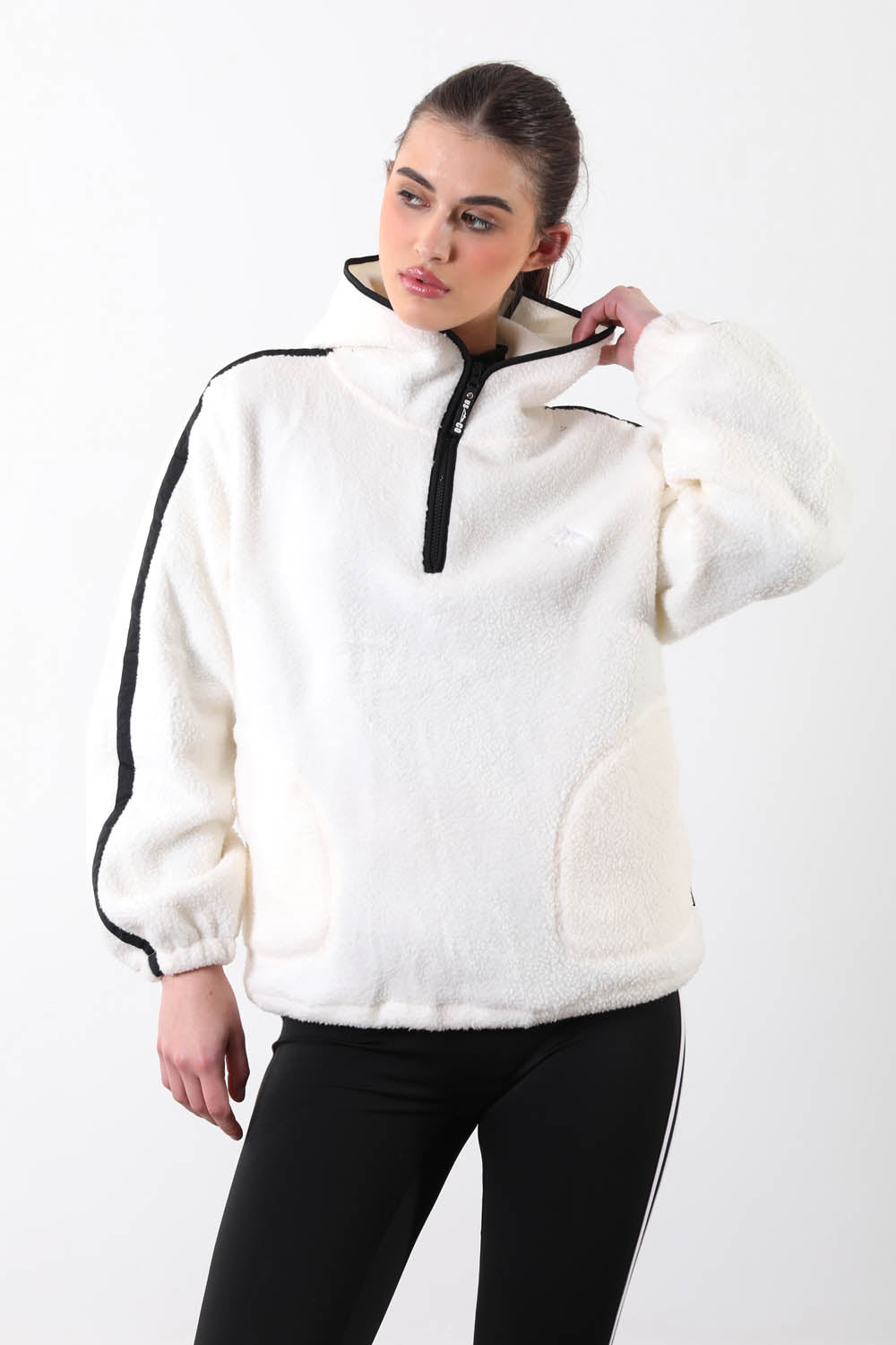 The Echo Fleece in White