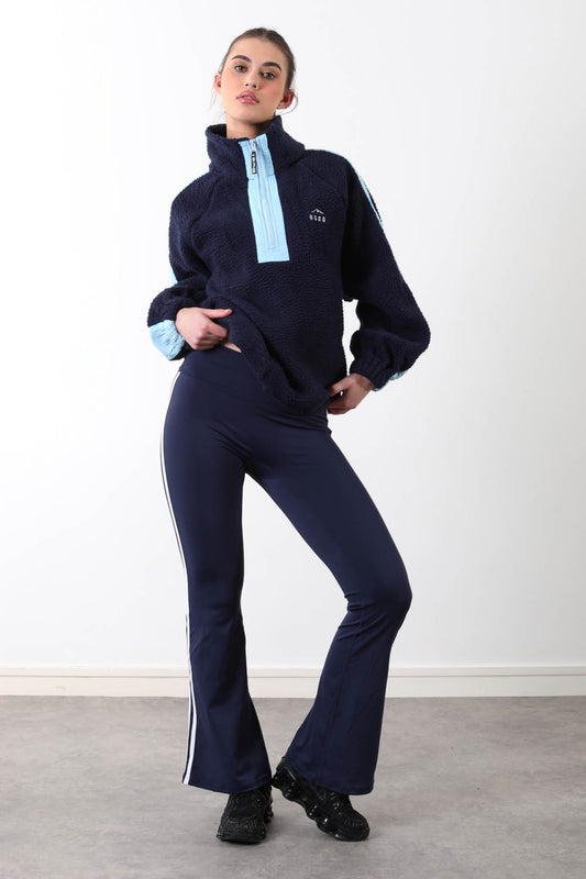 Horizon Fleece in navy/blue Contrast