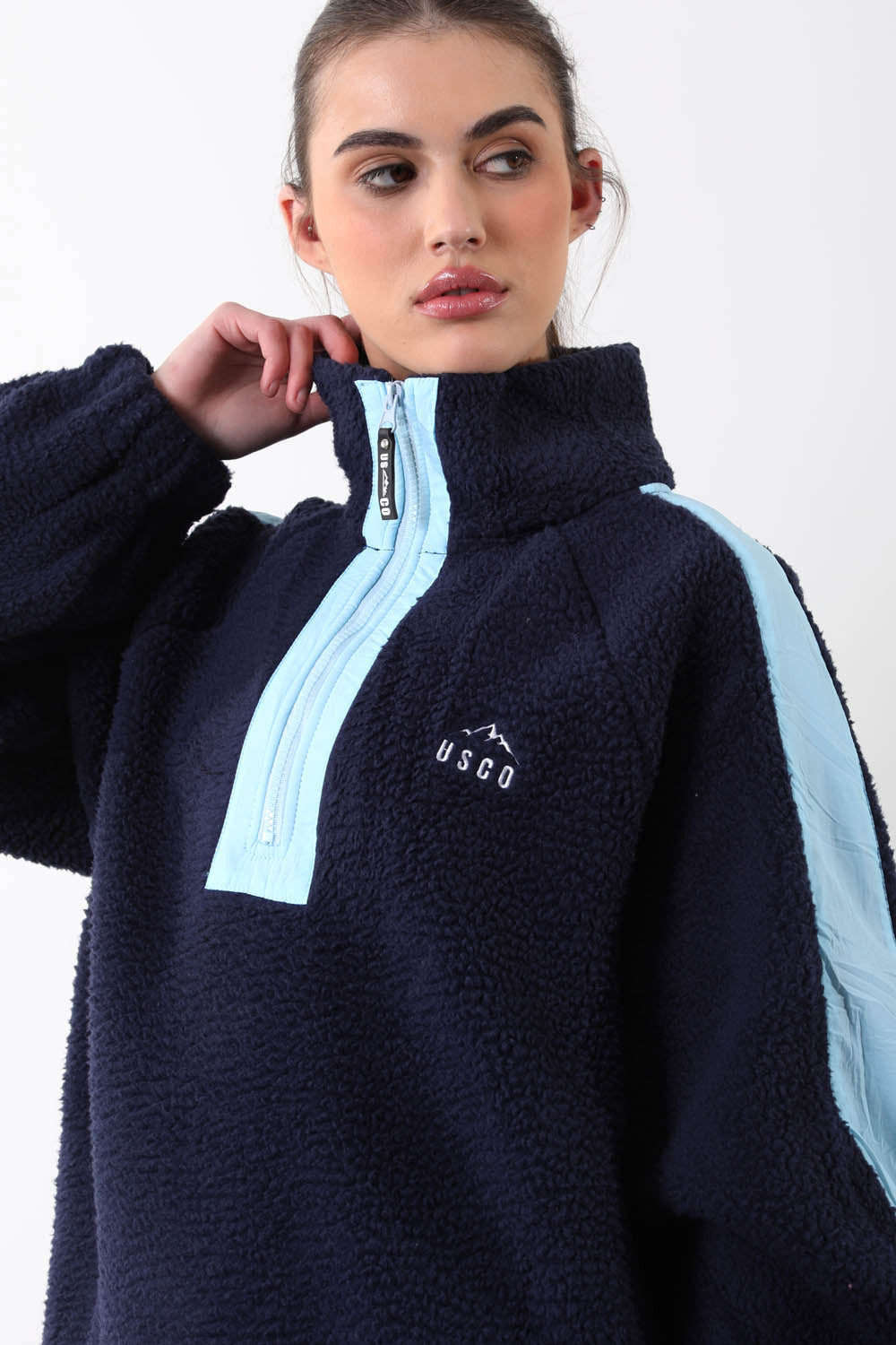 Horizon Fleece in navy/blue Contrast