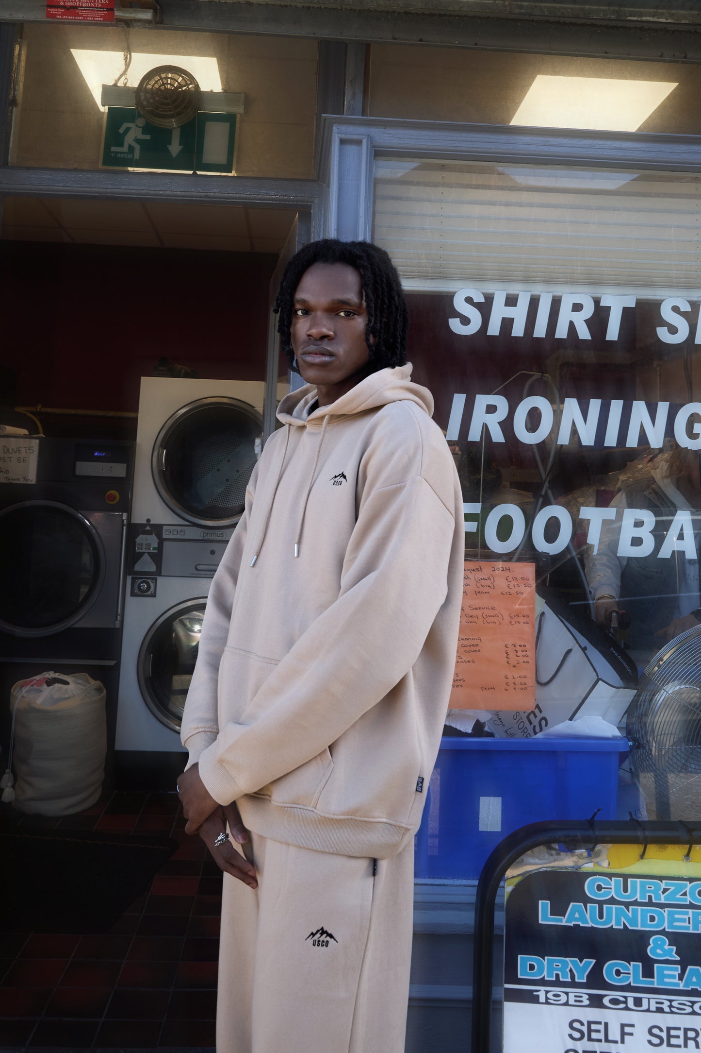 The Venture Tracksuit in Stone