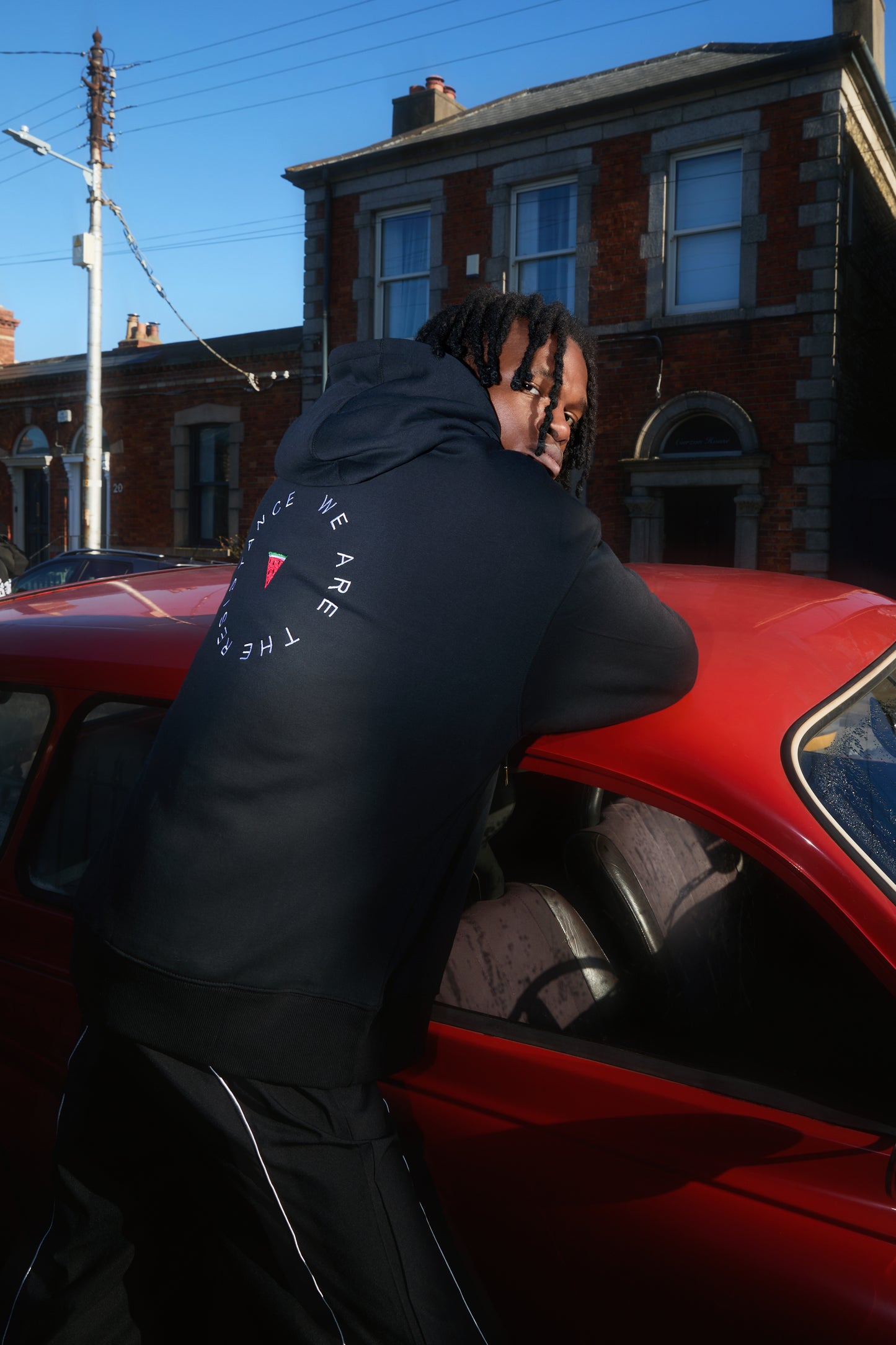The Resistance Hoodie in Black