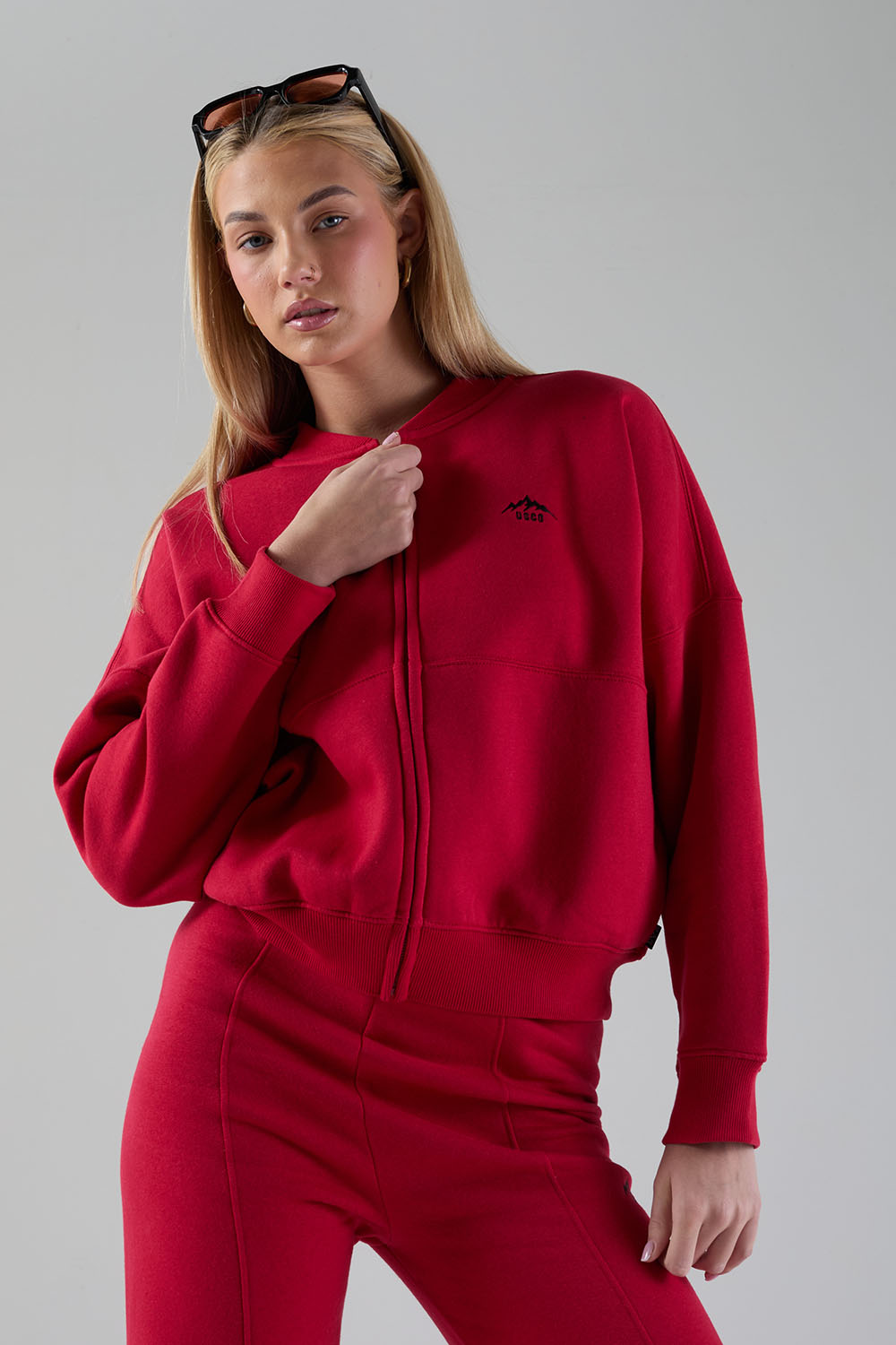 The Apex Tracksuit in Red