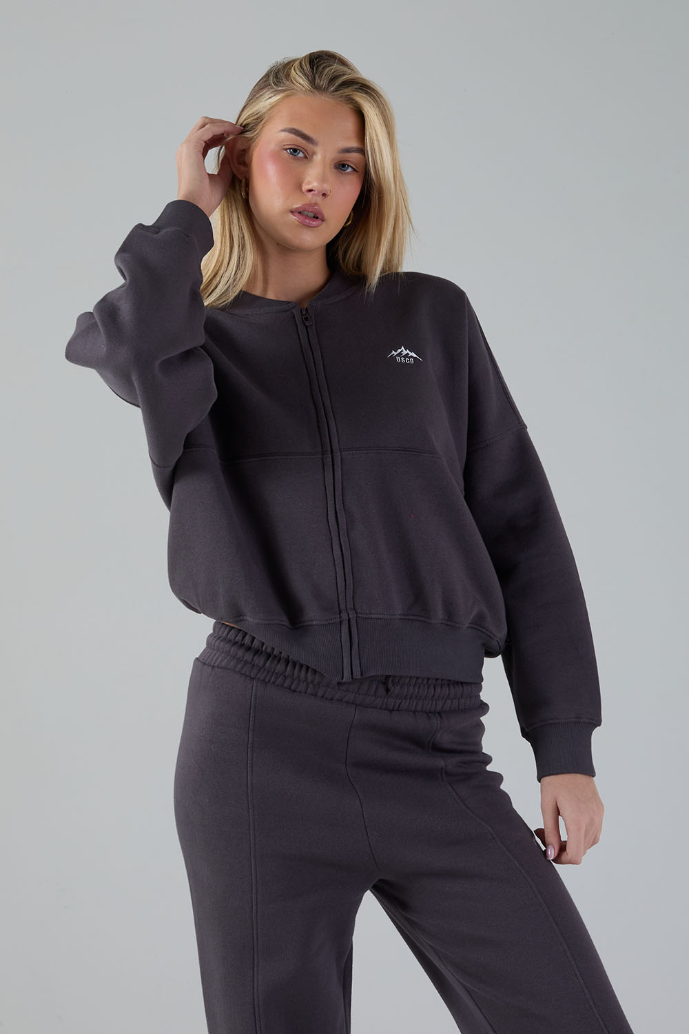 The Apex Tracksuit in Slate Grey