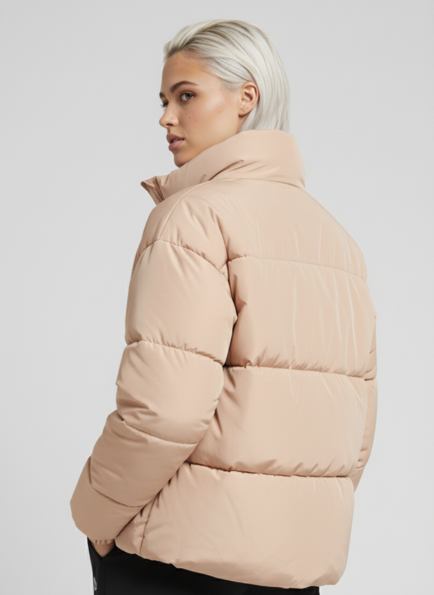 The ThermX Puffer Coat in Sand