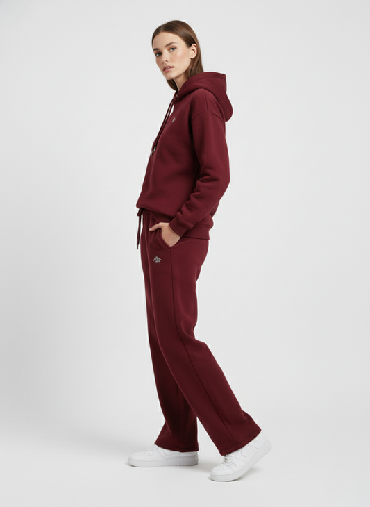 The Venture Tracksuit in Cherry
