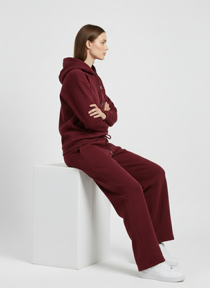 The Venture Tracksuit in Cherry