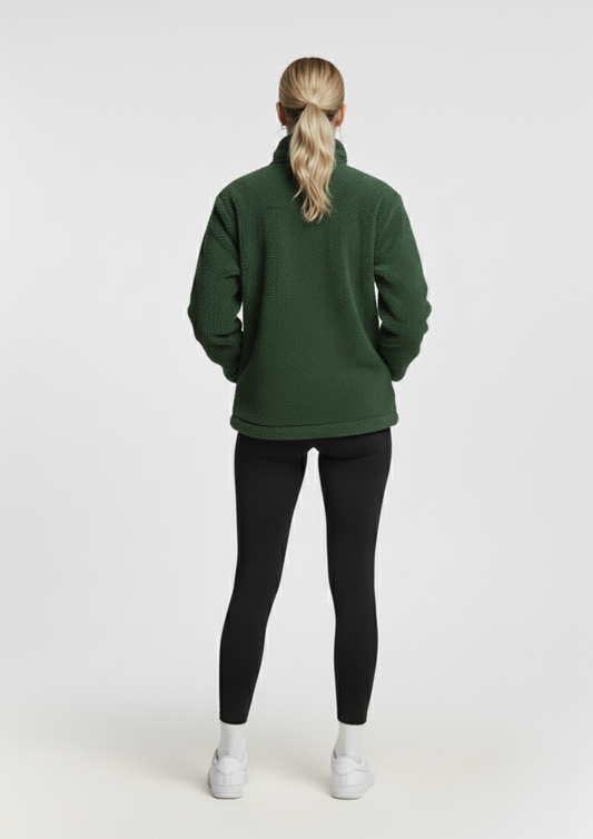 The Peak Fleece In Forest Green
