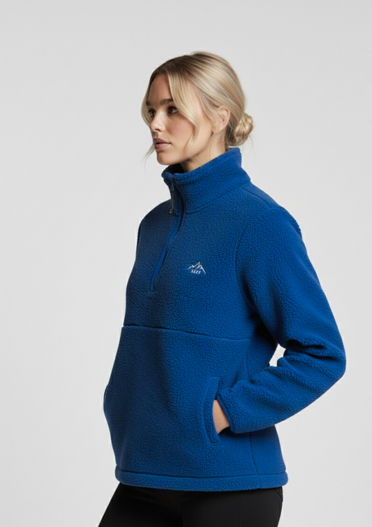 The Peak Fleece In Royal Blue