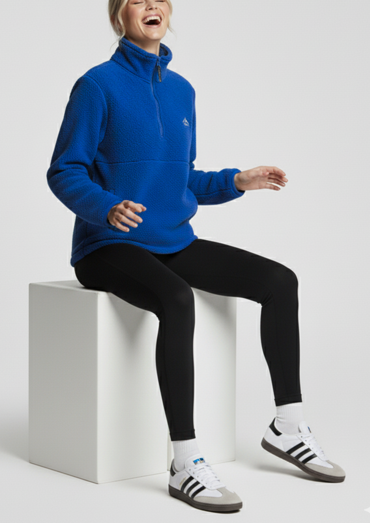 The Peak Fleece In Royal Blue