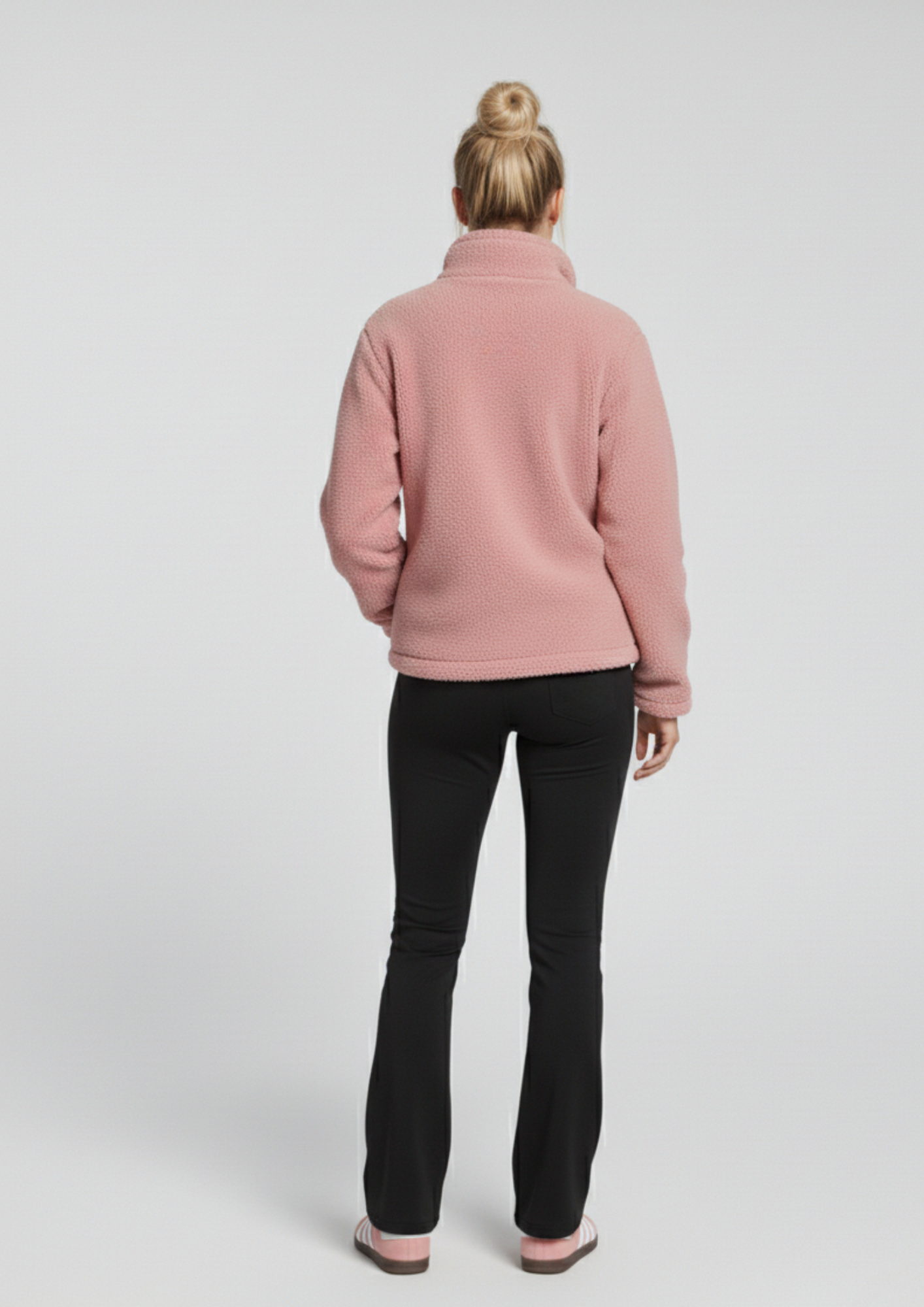 The Peak Fleece In Baby Pink