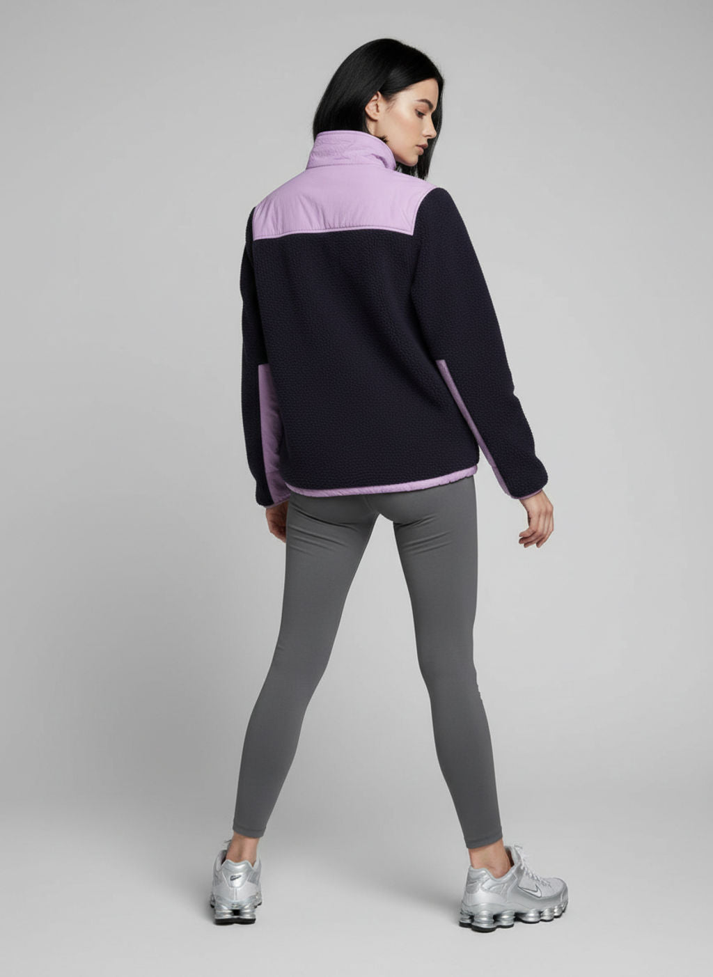 The AeroTherm Fleece in Navy/Purple