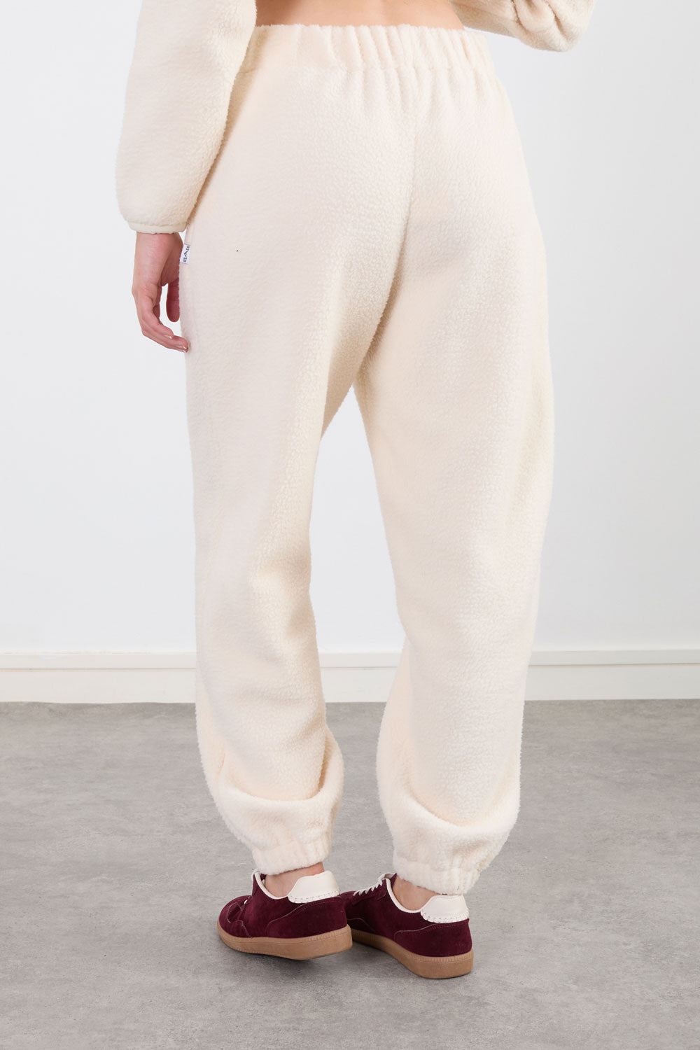 The Vault Tracksuit Joggers in Cream
