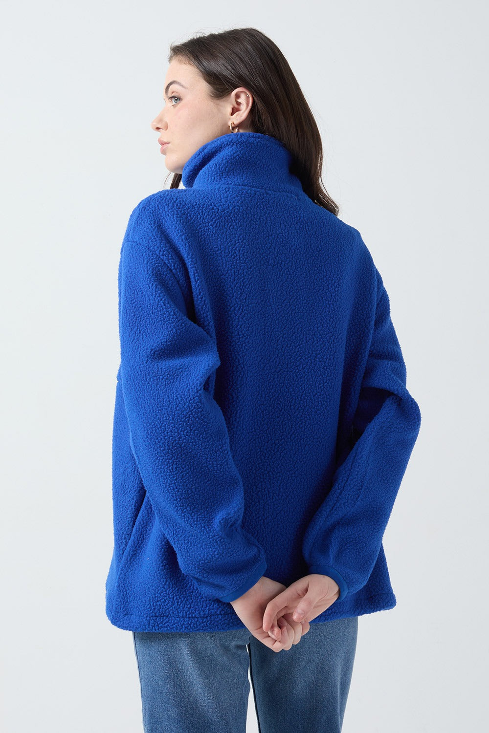 Molly Fleece In Cobalt