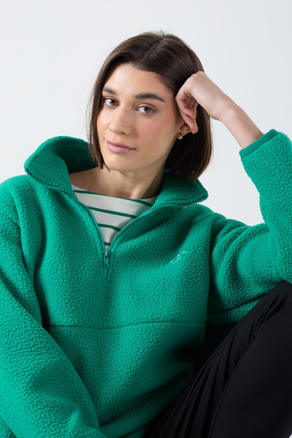 Molly fleece in Green