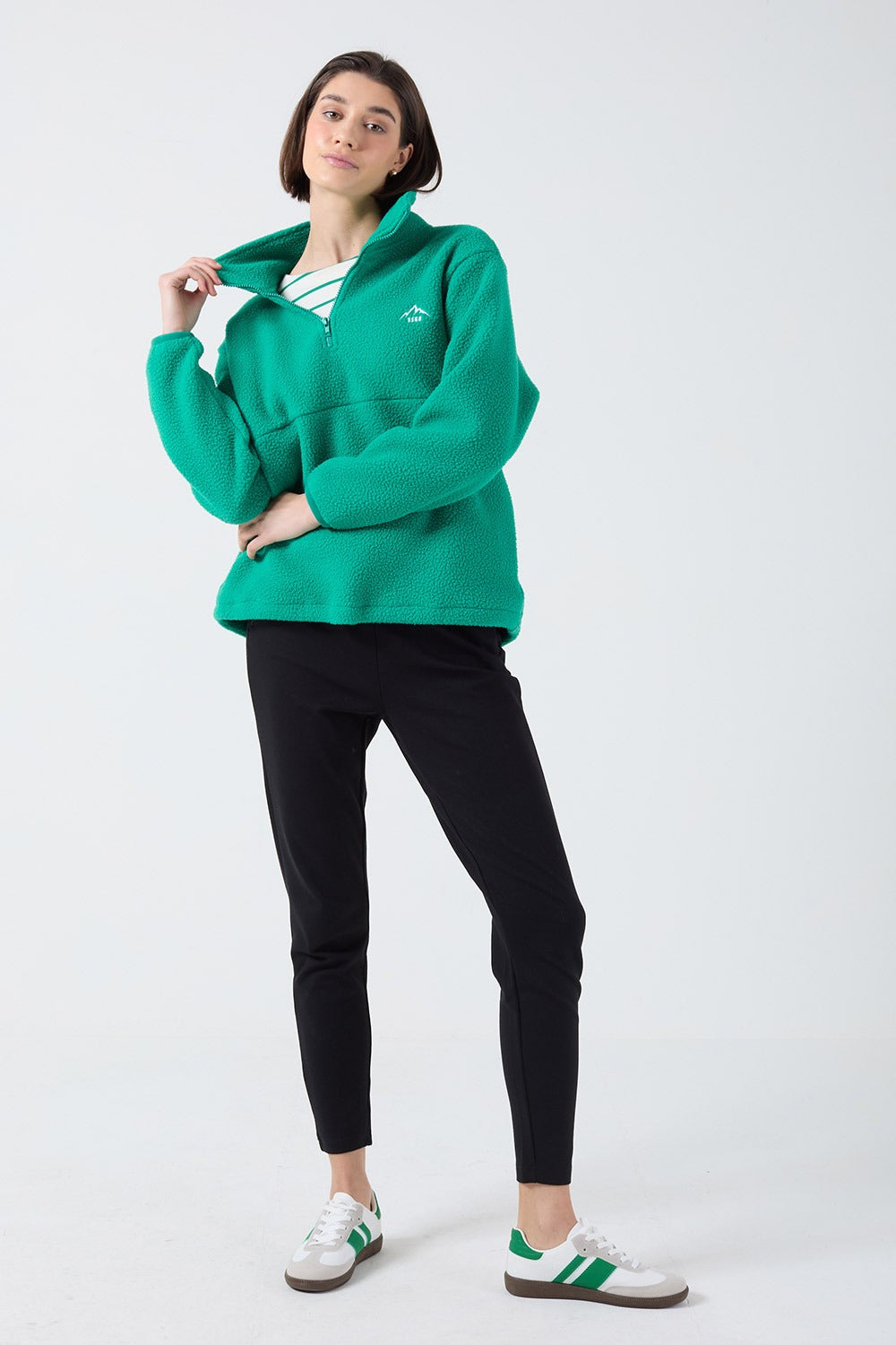 Molly fleece in Green