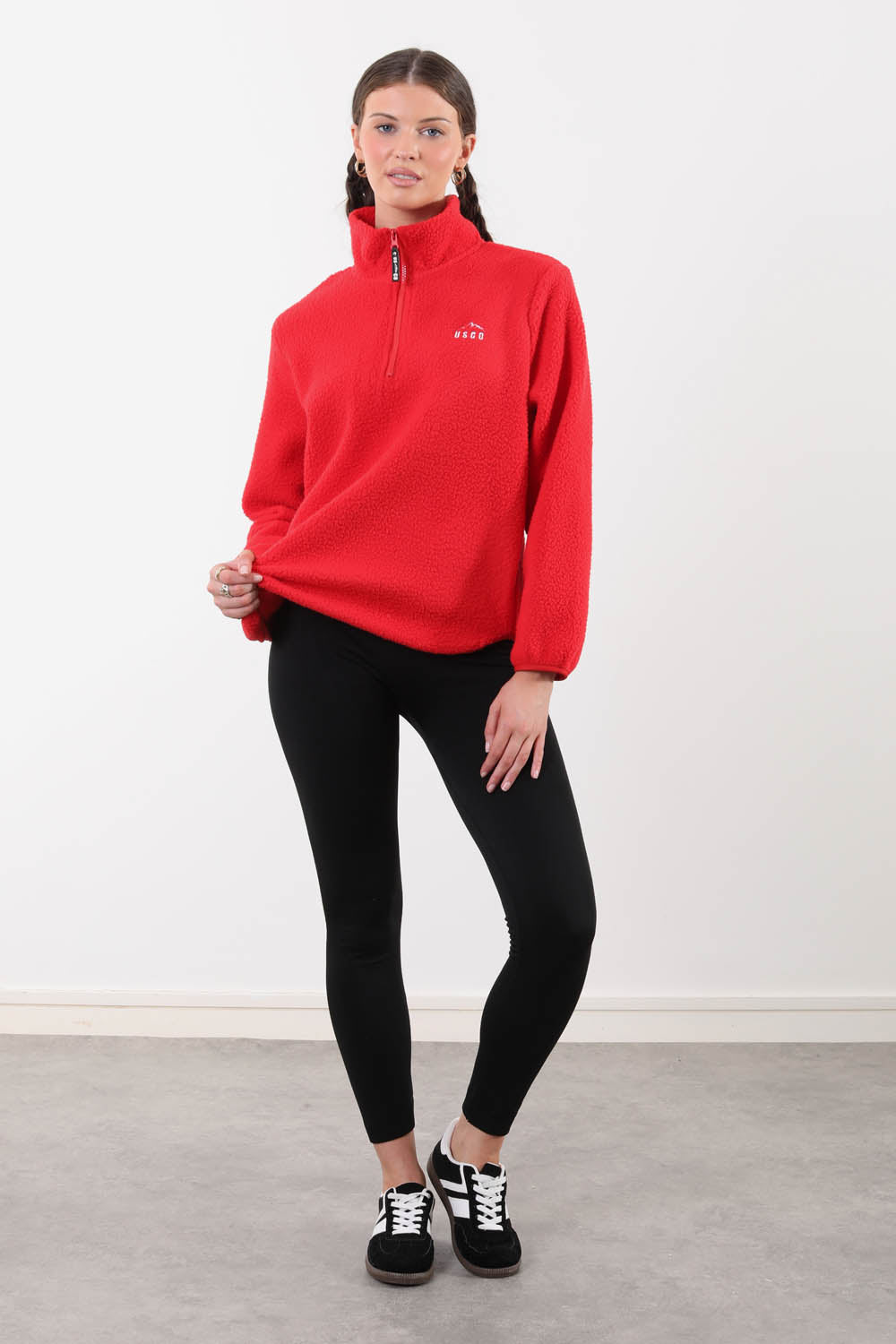 The Chroma Fleece In Red