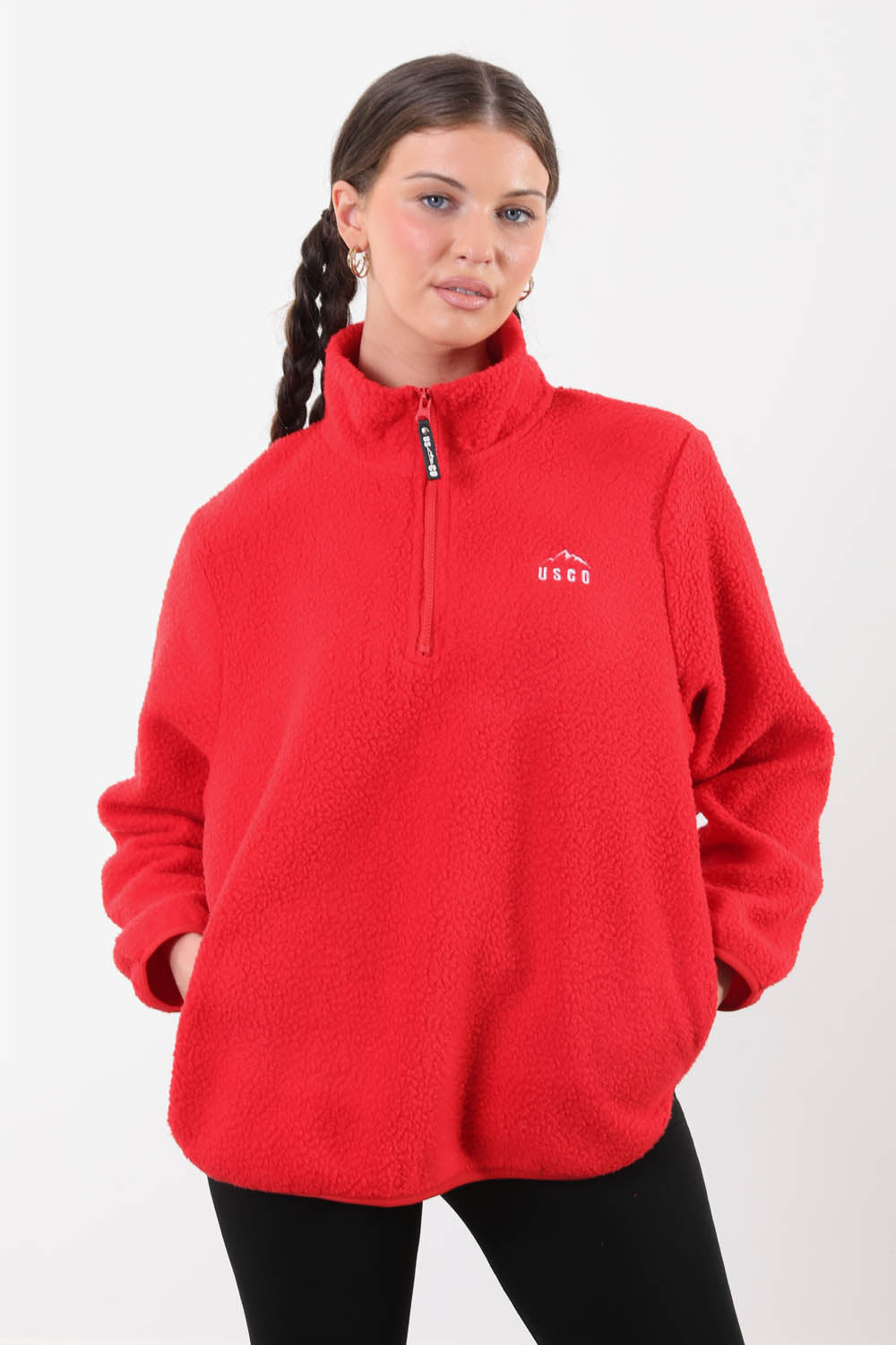The Chroma Fleece In Red