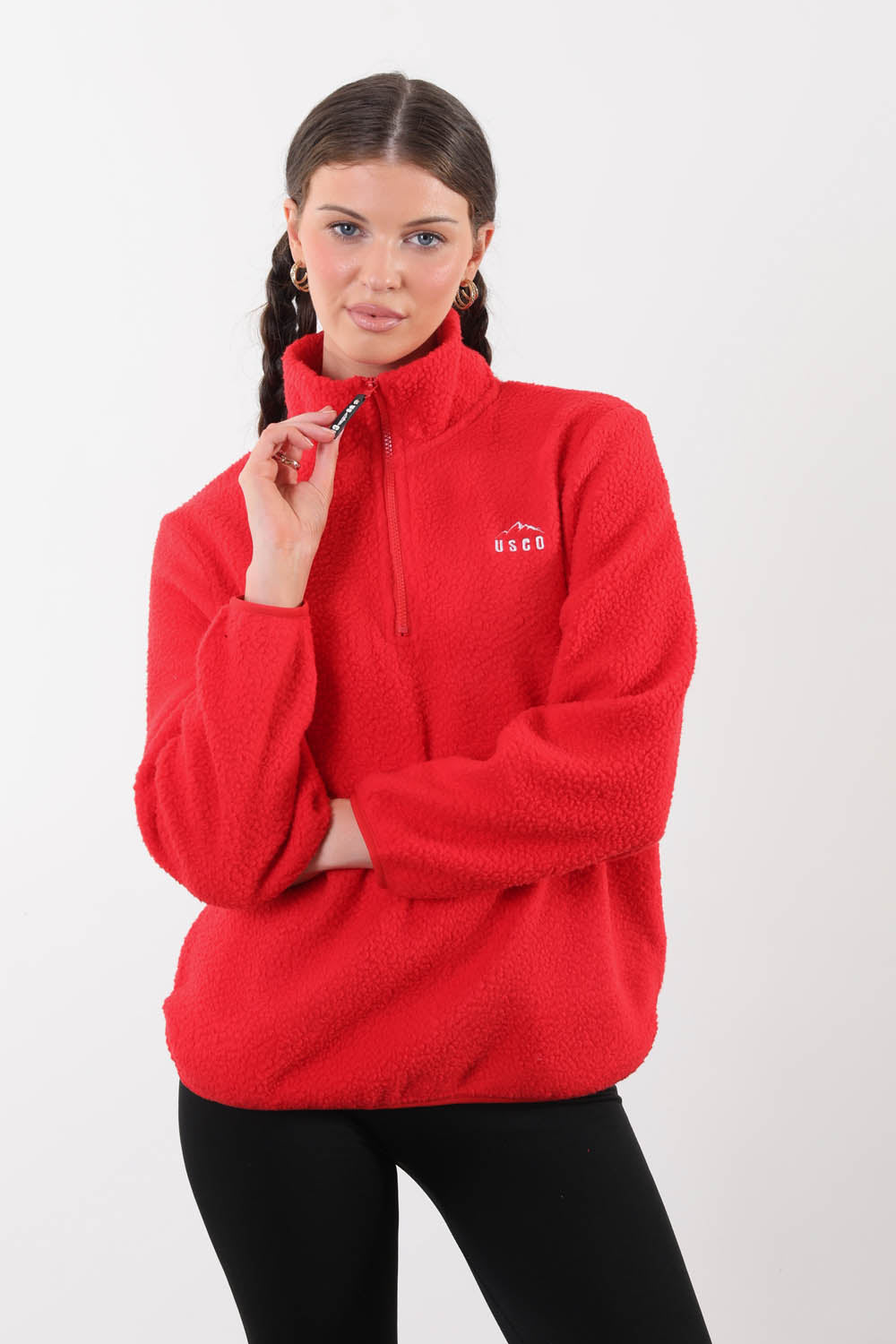 The Chroma Fleece In Red