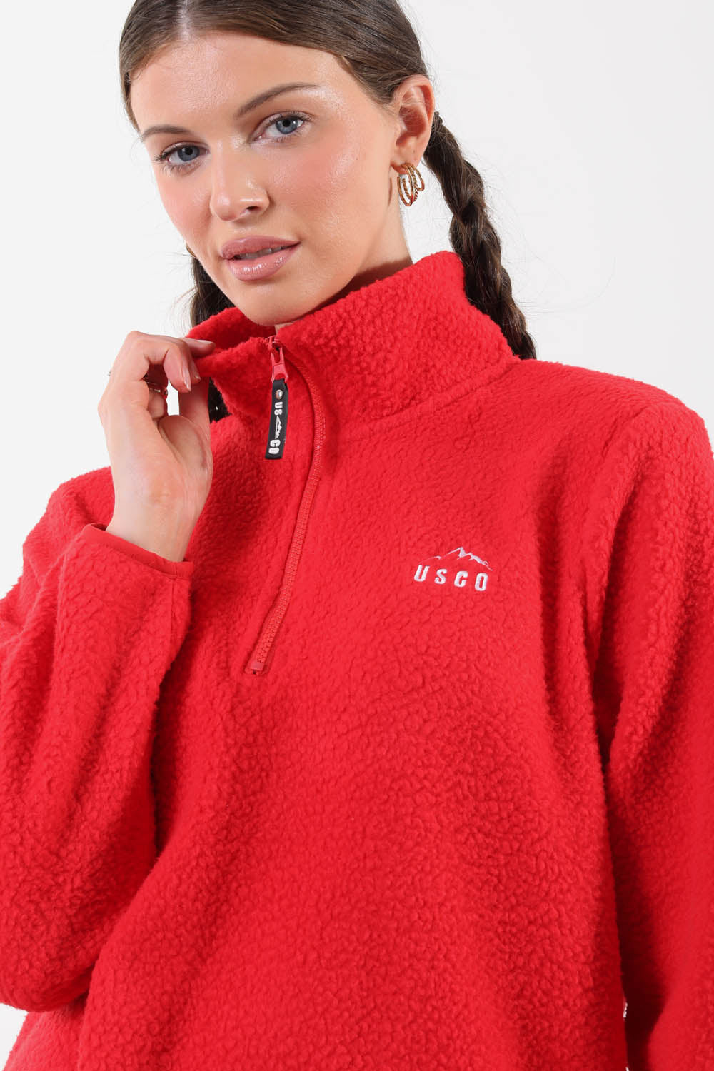 The Chroma Fleece In Red