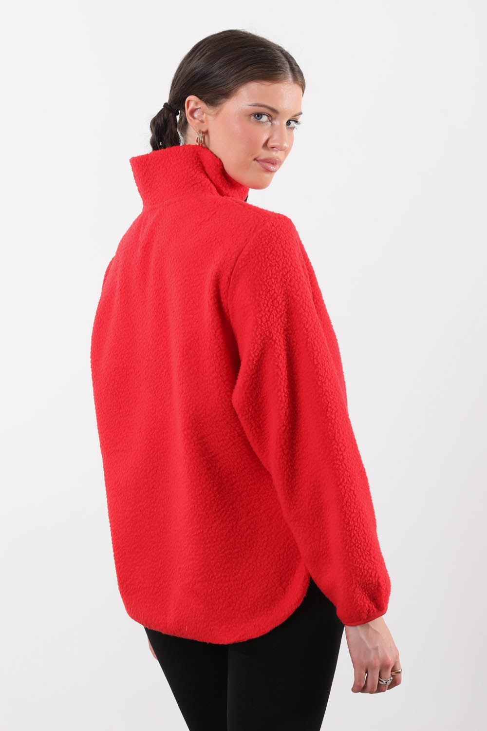 The Chroma Fleece In Red