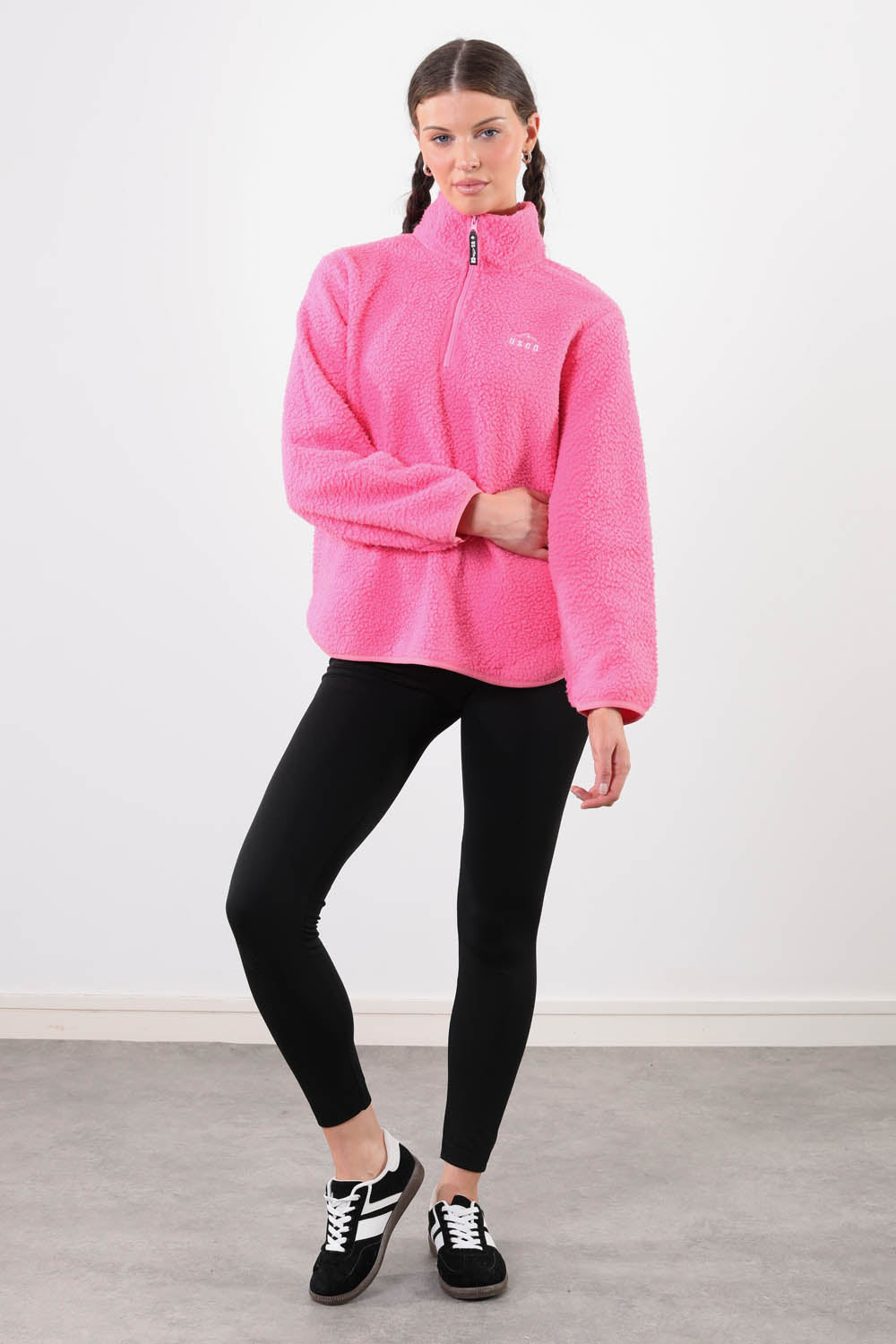 The Chroma Fleece In Candy Pink