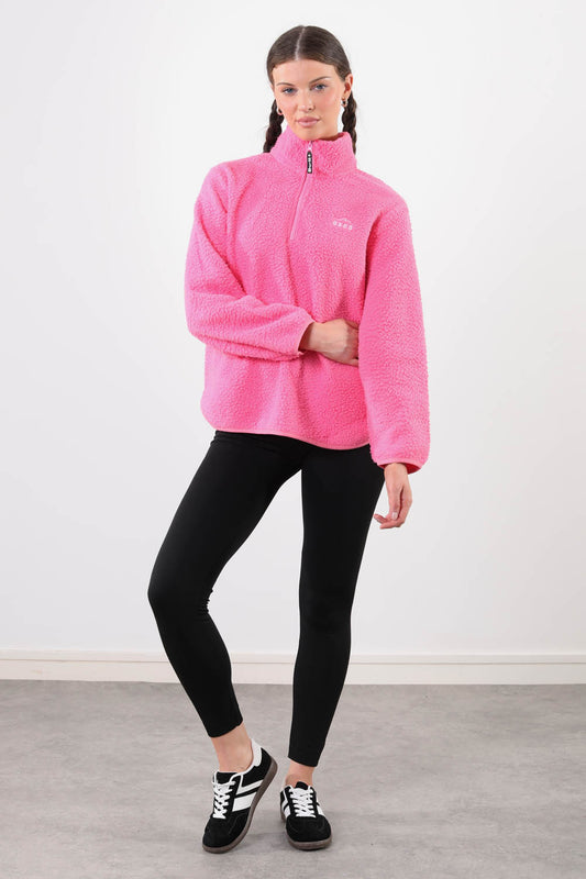 The Chroma Fleece In Candy Pink