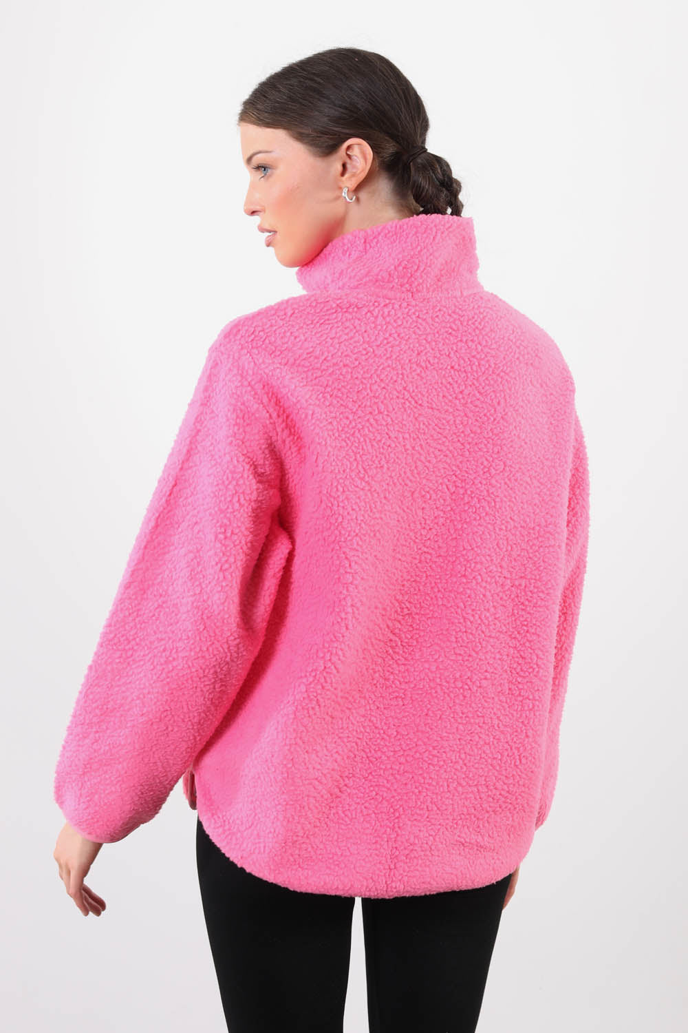 The Chroma Fleece In Candy Pink