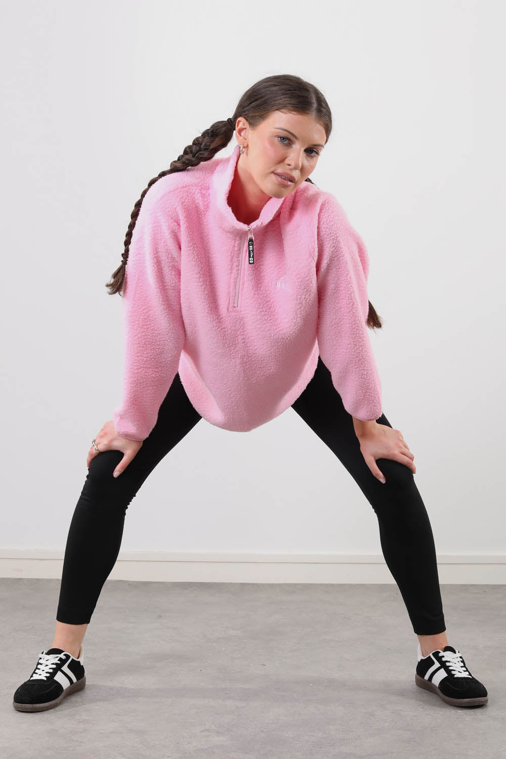 The Chroma Fleece In Baby Pink