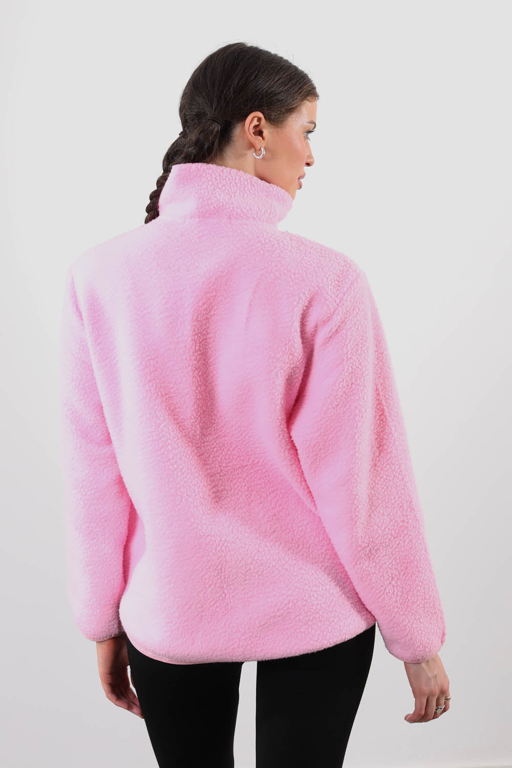 The Chroma Fleece In Baby Pink