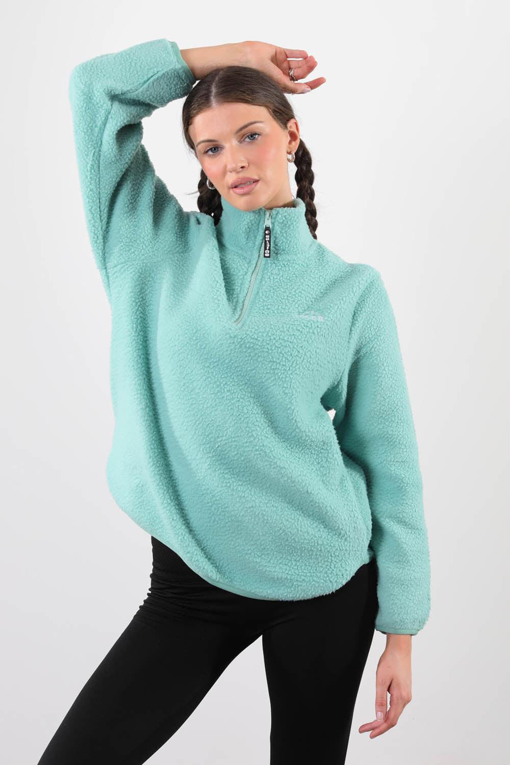 The Chroma Fleece In Teal