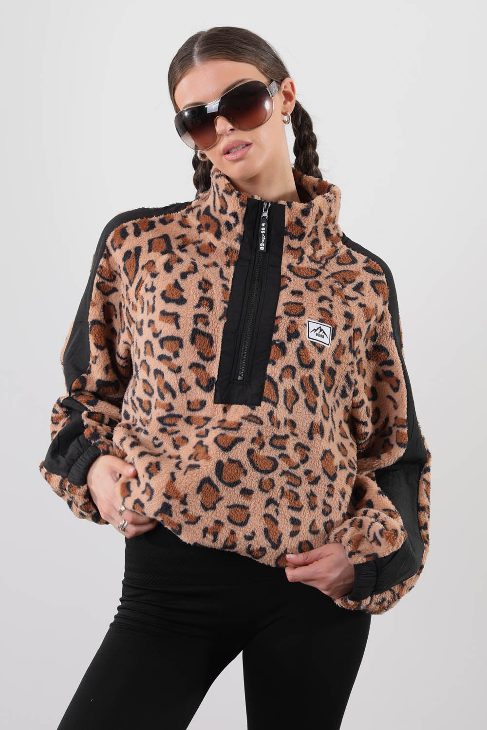 Horizon Fleece in Leopard