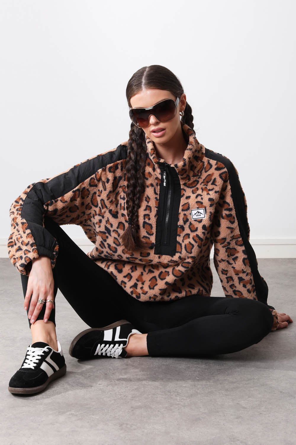 Horizon Fleece in Leopard