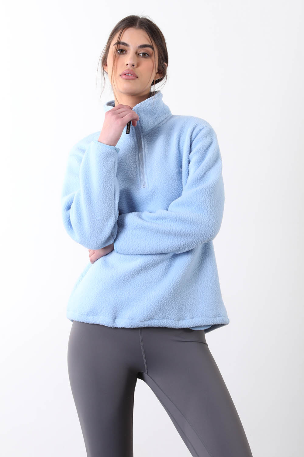 The Peak Fleece In Blue