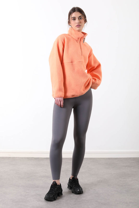 The Peak Fleece In Orange
