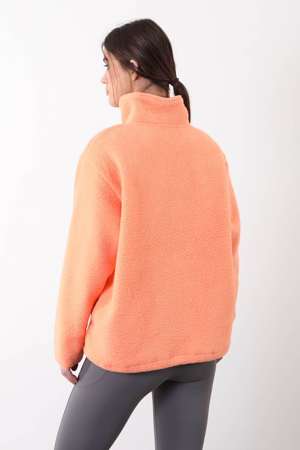 The Peak Fleece In Orange